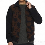 限M码，Scotch & Soda Jacquard 男士羊毛混纺休闲夹克 Prime会员免费直邮含税