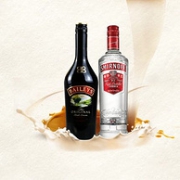 爱尔兰原产！Baileys百利 奶油甜酒+斯米诺伏特加套装