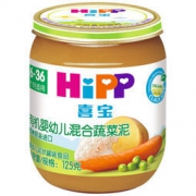 HiPP 喜宝 有机婴幼儿混合蔬菜泥 6个月以上 125g *11件 208元包邮（立减，合18.91元/件）