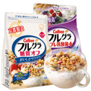 Calbee 水果麦片 乳酸菌+少糖麦片 600g*2