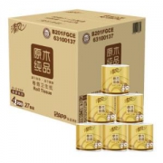 清风 原木纯品系列 4层200g*27卷  *3件