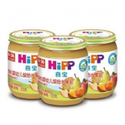 HiPP 喜宝 婴幼儿营养辅食缤纷水果泥 125g*3瓶