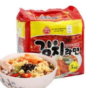 不倒翁奥多吉 泡菜拉面 120g*5包 25.8元，可188-100