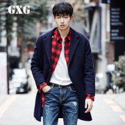 GXG 64826014 男士羊毛混纺大衣  低至182.66元