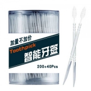 3大护牙功能，多功能便携智能牙签240根