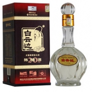 二十年陈酿 白云边 45度 浓酱兼香型白酒  500ml