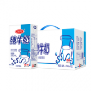 三元小方白纯牛奶 250ml*24礼盒装  52.8元