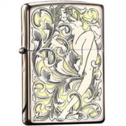 ZIPPO 之宝 防风煤油打火机 双面唐草仙子 128元包邮（满减）