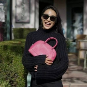 COACH 蔻驰 Sierra 女士真皮大号贝壳包