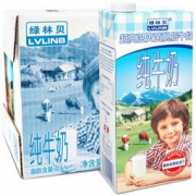 LVLINB 绿林贝 超高温灭菌 脱脂纯牛奶 1L 6盒 49元