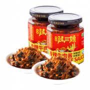 贵三红 辣三娘 香辣牛肉酱 248g*2瓶 14.8元包邮（24.8-10）