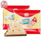 slavyanka 斯拉夫 酸奶/巧克力威化糖果 500g *2件