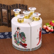 四大美女 53度清香型白酒珍藏礼盒 5瓶装  88元包邮（128-40）