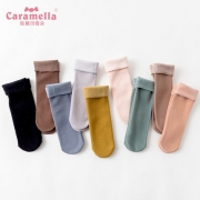 CARAMELLA 儿童加绒保暖袜 5双 有成人码