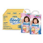 moony 尤妮佳 女婴用拉拉裤 L44片 2包装 *3件