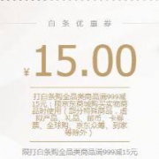 优惠券：京东白条 全品类