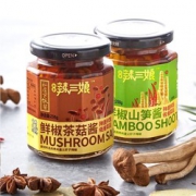 贵三红 辣三娘系列 鲜椒山笋+茶菇下饭菜 496g