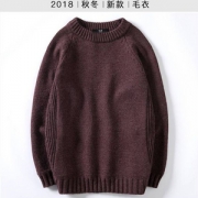 MiiOW 猫人 男士加厚圆领毛衣针织衫  多色