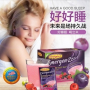 美国进口 Emergen-C 褪黑素安眠维生素C泡腾粉7.8g×24包