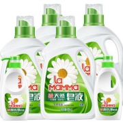 妈妈壹选 天然洗衣液 （2kg* 4瓶+内衣皂液 300g *2瓶）