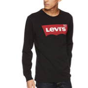 经典蝙蝠翼logo：Levi's 李维斯 男士图案T恤