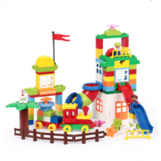 HUIQIBAO TOYS 汇奇宝 大颗粒拼装积木 趣味游乐园  89元包邮