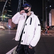 90%白鸭绒，会幕 男士 工装羽绒服