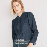 限尺码，Lucky Brand 幸运牛仔 Shrunken 女士飞行员夹克 Prime会员免费直邮无税