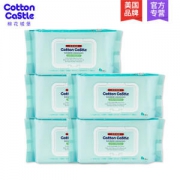 棉花城堡 Cotton Castle 无香精泡沫 婴儿手口专用湿巾 80抽*5包