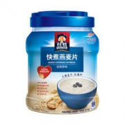 PLUS会员：QUAKER 桂格 早餐谷物 快煮燕麦片 1000g 罐装 19.5元