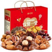 限PLUS会员：鲜品屋 坚果干果年货礼盒 1526g