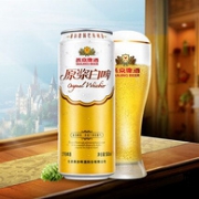 燕京啤酒 12度 原浆白啤 500ml*12罐*2件