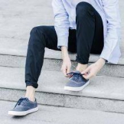 网易严选 男士水洗帆布系带休闲鞋