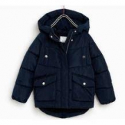ZARA 01938700401 女童连帽棉服夹克