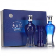 洋河蓝色经典 天之蓝 46度 礼盒装 480ml*2瓶白酒