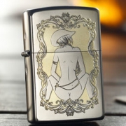 ZIPPO 之宝 磨砂雕刻打火机 西部女牛仔 139元包邮（满减）