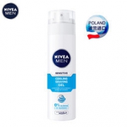 NIVEA 妮维雅 舒安冰酷 剃须啫喱 200ml *2件 46元（2件5折）