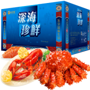 谷源道 3698型 智利帝王蟹海鲜礼盒 约7斤