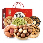 华味亨 特产年货坚果礼盒 1578g/盒 *2件 141.3元包邮（2件9折，合70.65元/件）