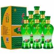 洋河镇 6瓶x500ml 白酒龙瓷 42度 龙瓷荷花白酒