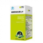 改善睡眠：禾博士 褪黑素维生素b6片 60片