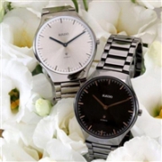 RADO 雷达True Thinline真薄系列R27972162男士机械腕表   黑色