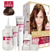 L‘OREAL PARIS 巴黎欧莱雅 卓韵霜护发染发霜 浅铜棕色 *3件 103.7元包邮（满减，合34.57元/件）