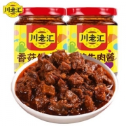 川老汇 香菇牛肉酱 200g*2瓶*3件  28元包邮