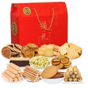 徐福记 饼干零食大礼包春节年货礼盒 1200g