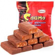 阿孔特 俄罗斯进口 巧克力夹心红皮糖 500g