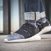 11日0点： adidas Originals TUBULAR DOOM PK BY3550 男女经典休闲鞋