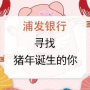 羊毛党：浦发银行 寻找猪年诞生的你