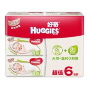 HUGGIES 好奇 铂金装 婴儿湿巾 80抽 6包装  *6件