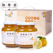 恒寿堂  蜂蜜柚子茶1000g*2瓶 固形物含量≥60%